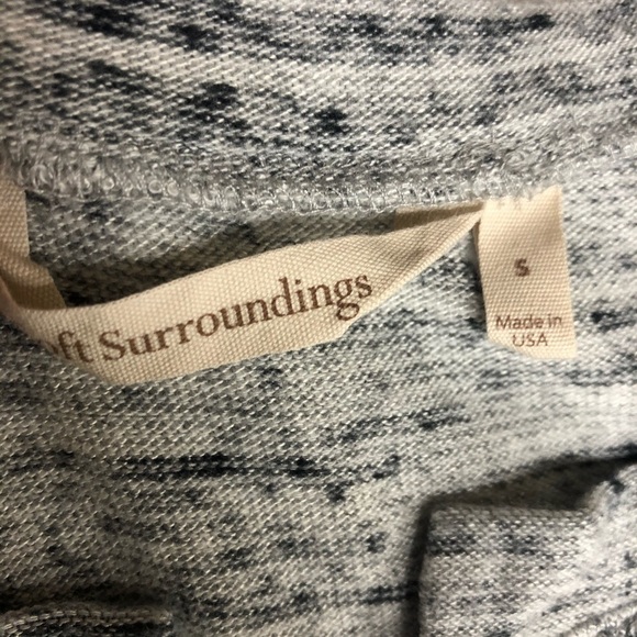 Soft Surroundings Sweater Tunic V Neck Size Small - Picture 3 of 6